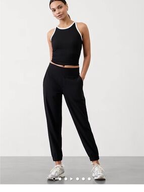 Athleta Black Brooklyn Jogger- Lined- Size 8